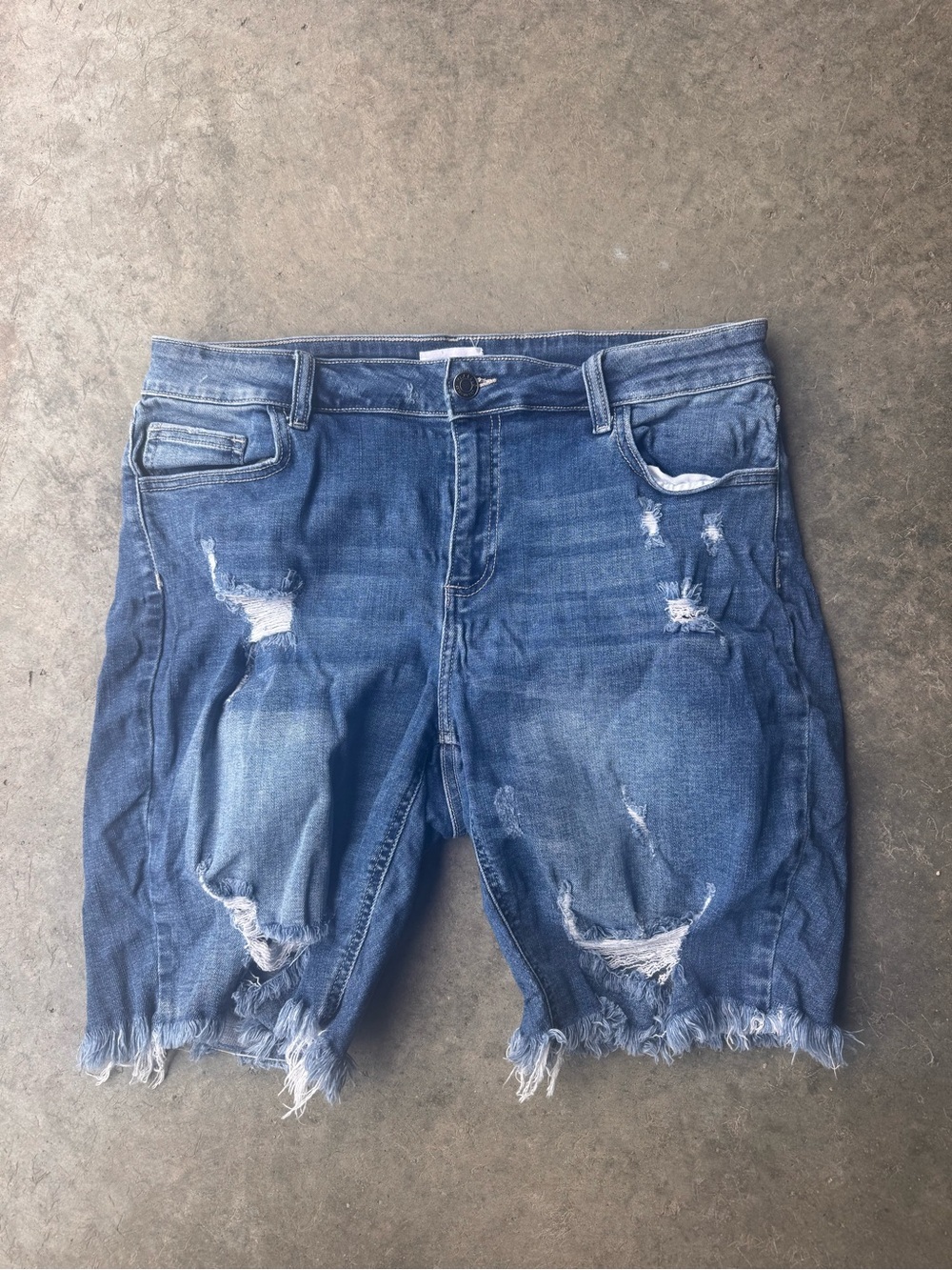 Cello Distressed Blue Denim Women’s Shorts